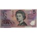 AUSTRALIA 1995 . FIVE 5 DOLLARS BANKNOTE . EVANS/MacFARLANE . FIRST PREFIX EA